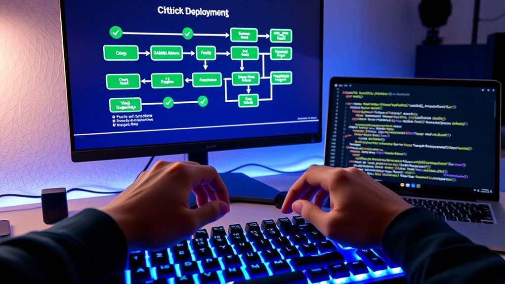 automated deployment with branches