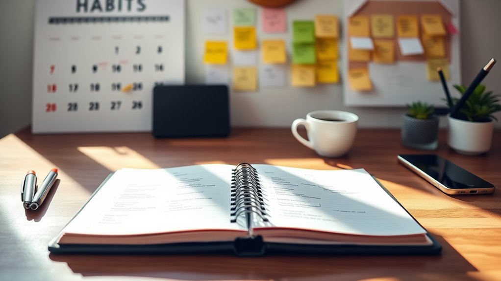 build habits through triggers
