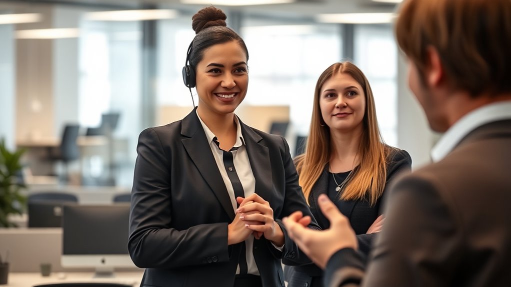 confident empathetic body language