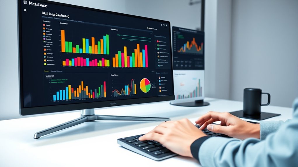 creating dashboards in metabase