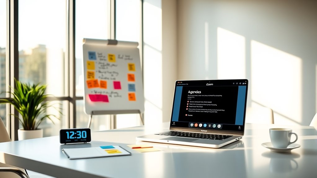 define goals before meetings
