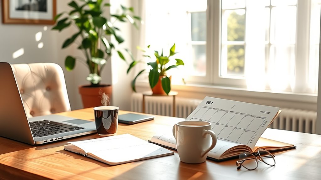 establish consistent daily schedule