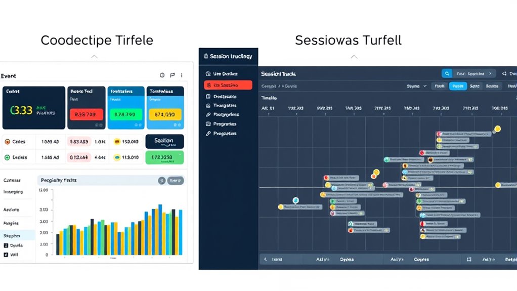 event and session tracking