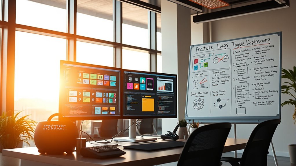implement clear organized feature flag management