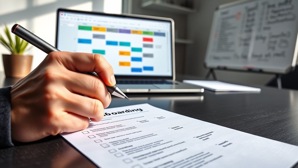 regularly update onboarding checklists