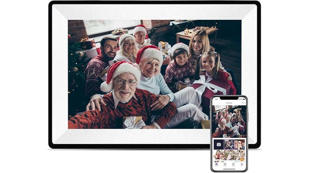 10 1 inch wifi touch frame