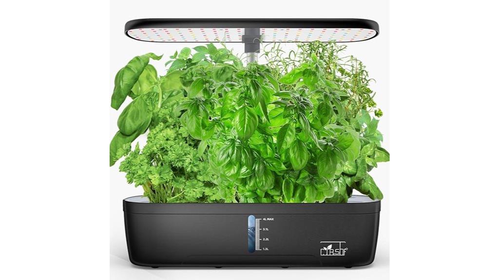 12 pod hydroponic grow system