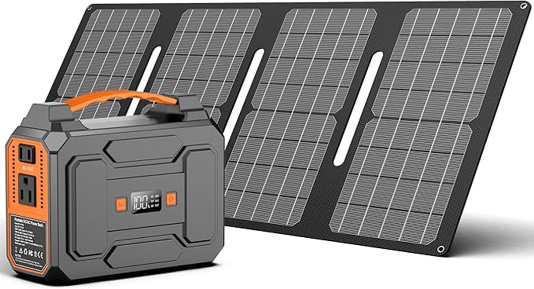 200w portable solar generator