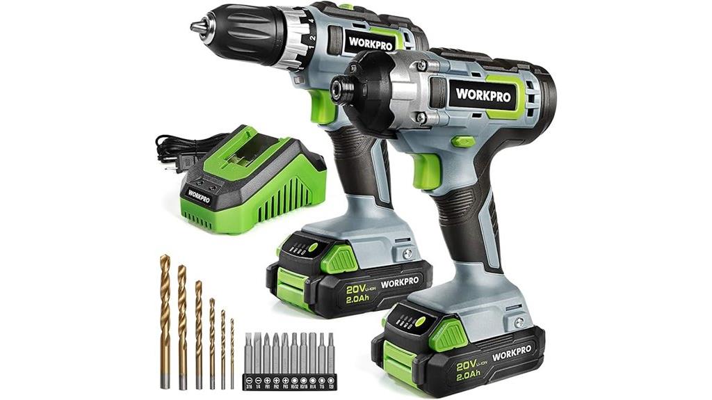 20v cordless drill kit