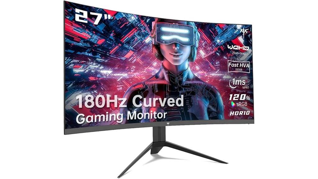 27 inch curved gaming monitor