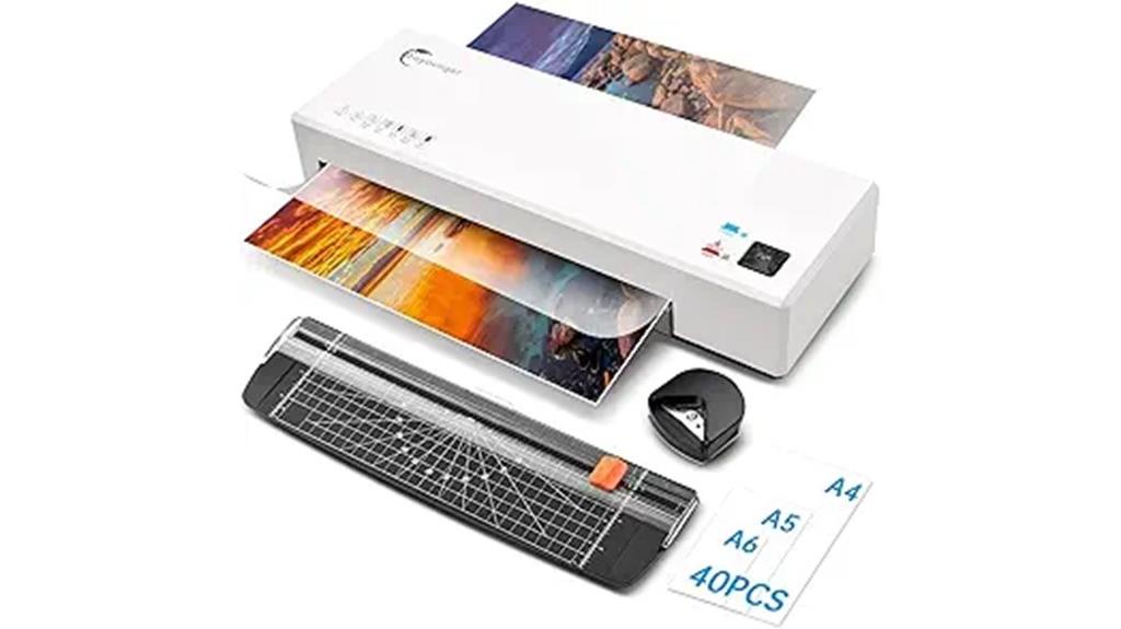 40 sheet a4 laminator kit