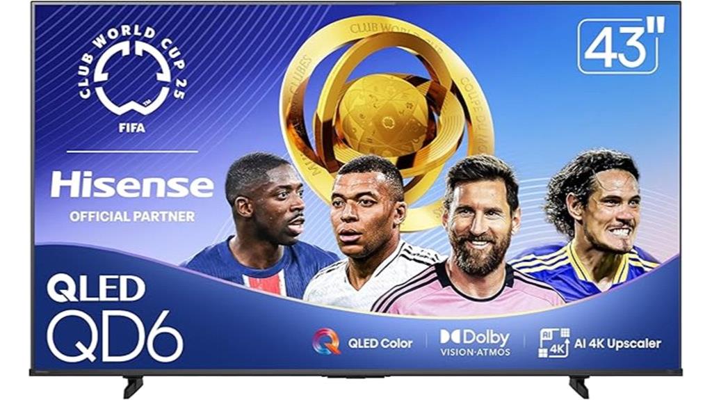 43 inch qled smart tv