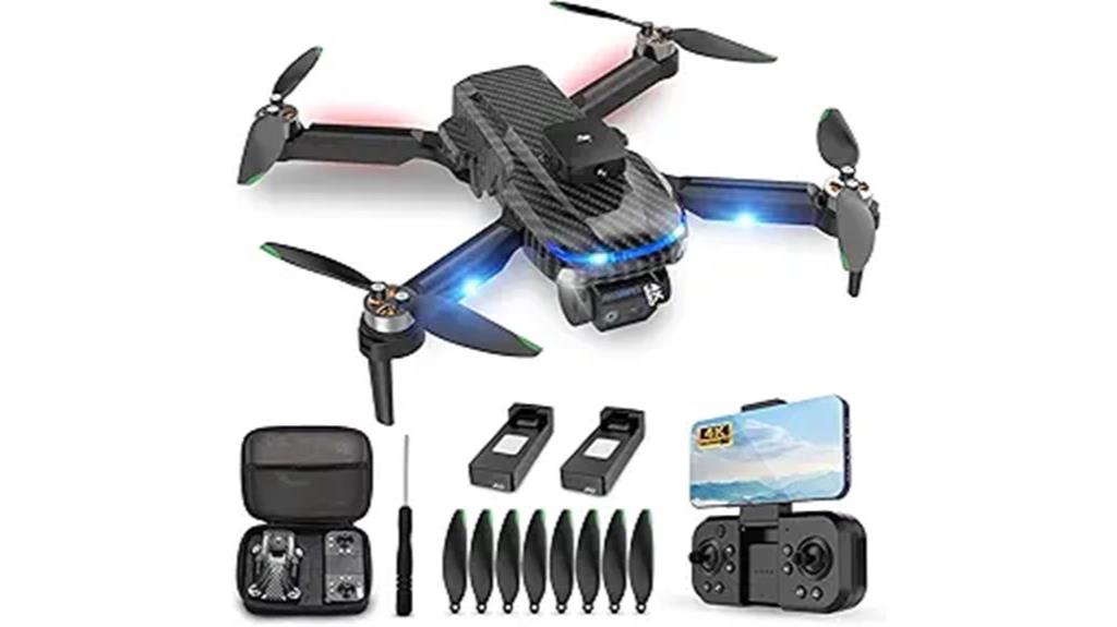 4k camera drones with emergency stop