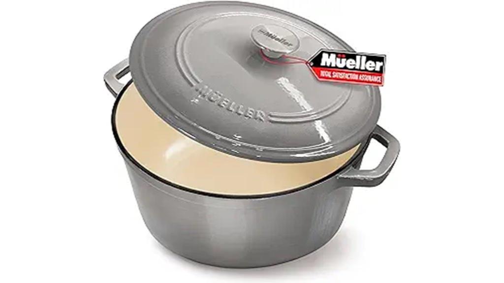 6 quart cast iron dutch oven