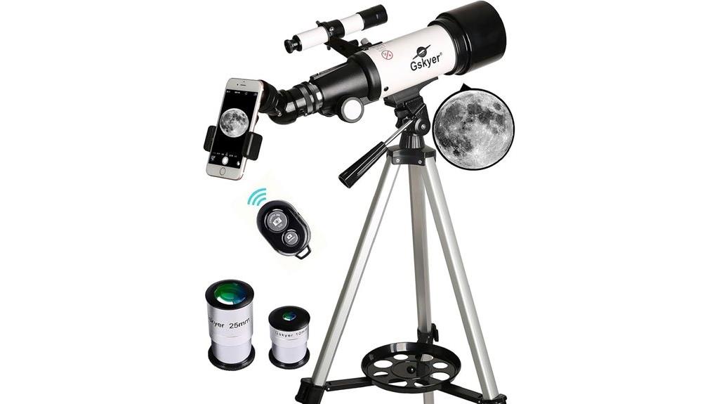 70mm aperture telescope