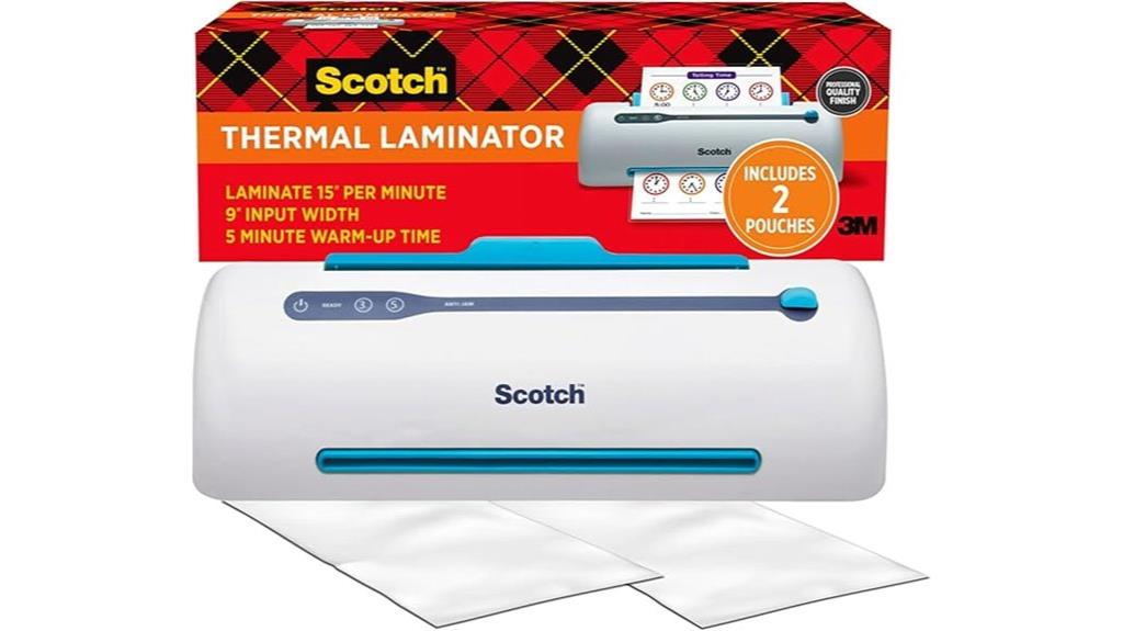 9 inch jam free laminator