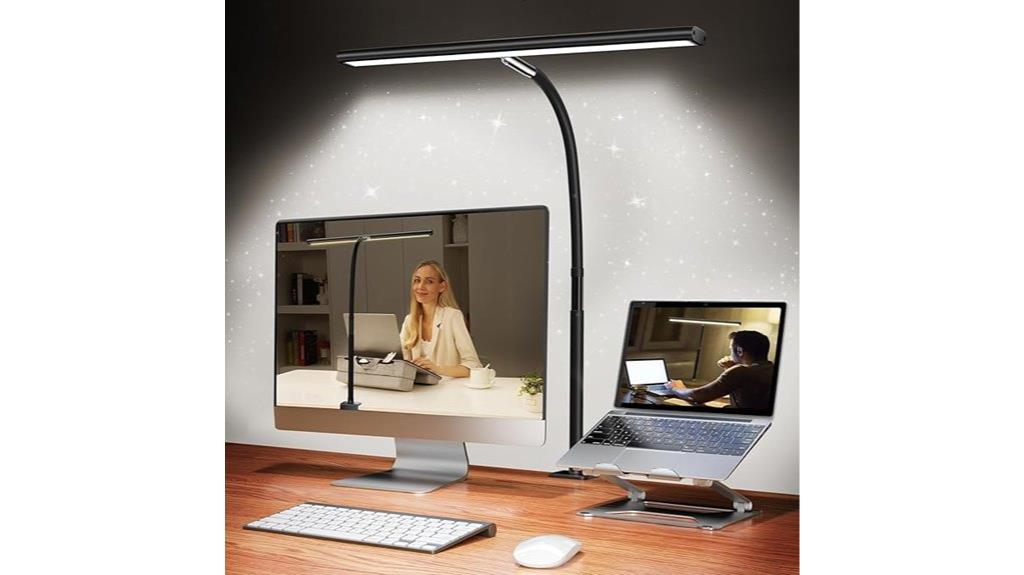 adjustable clamp on desk lamp