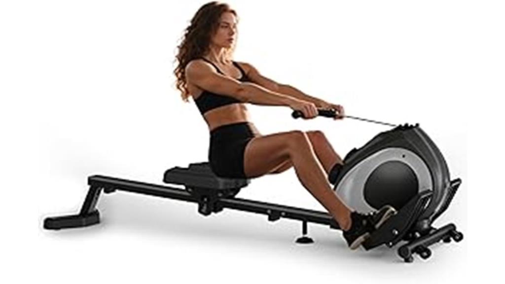 adjustable magnetic rowing machine