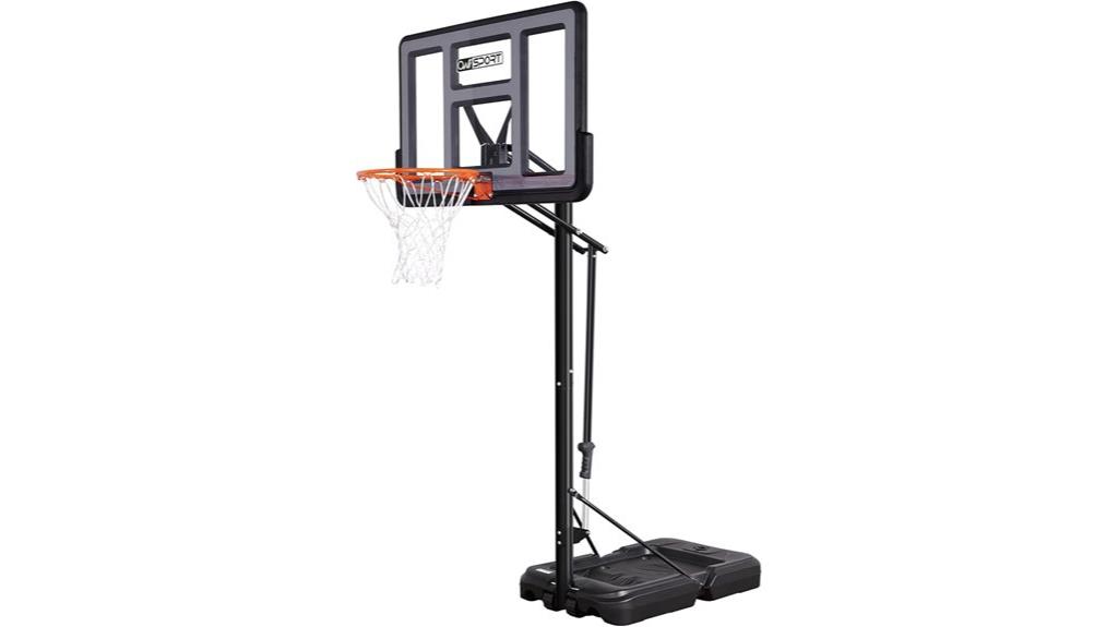 adjustable mobile basketball hoop