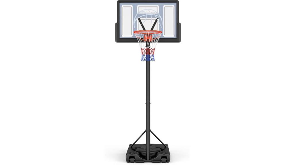 adjustable portable shatterproof backboard