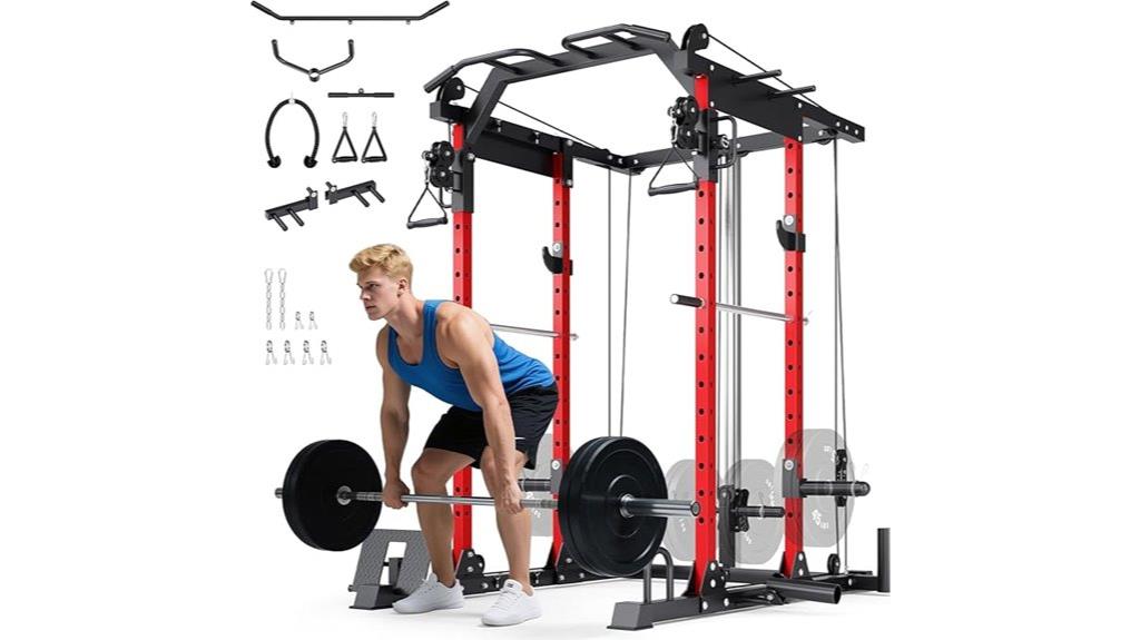 adjustable power cage system