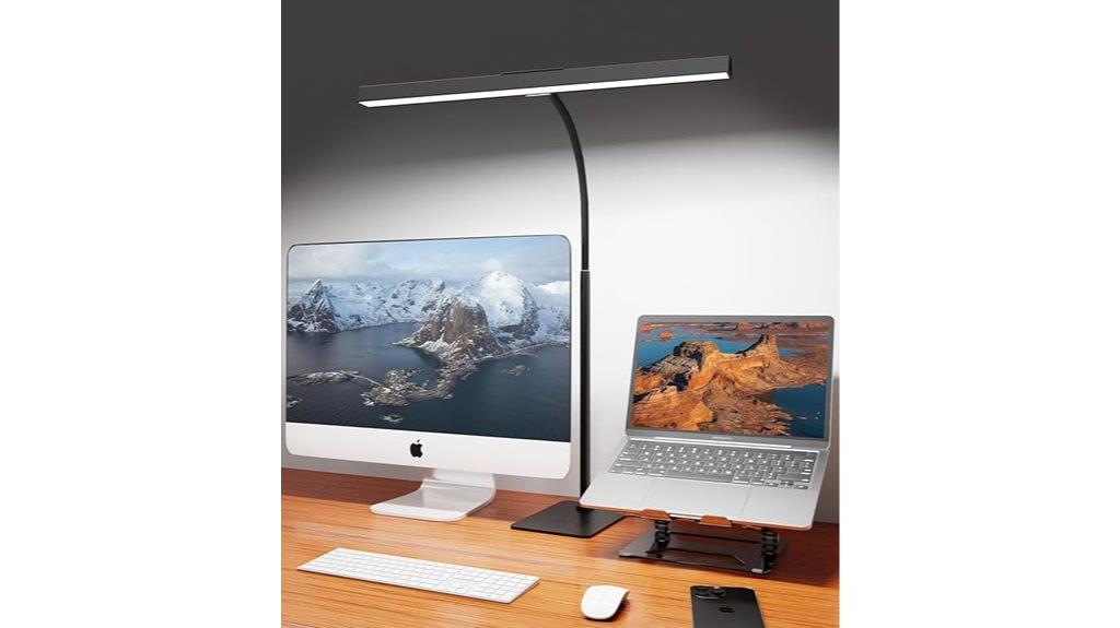 adjustable touch control desk lamp