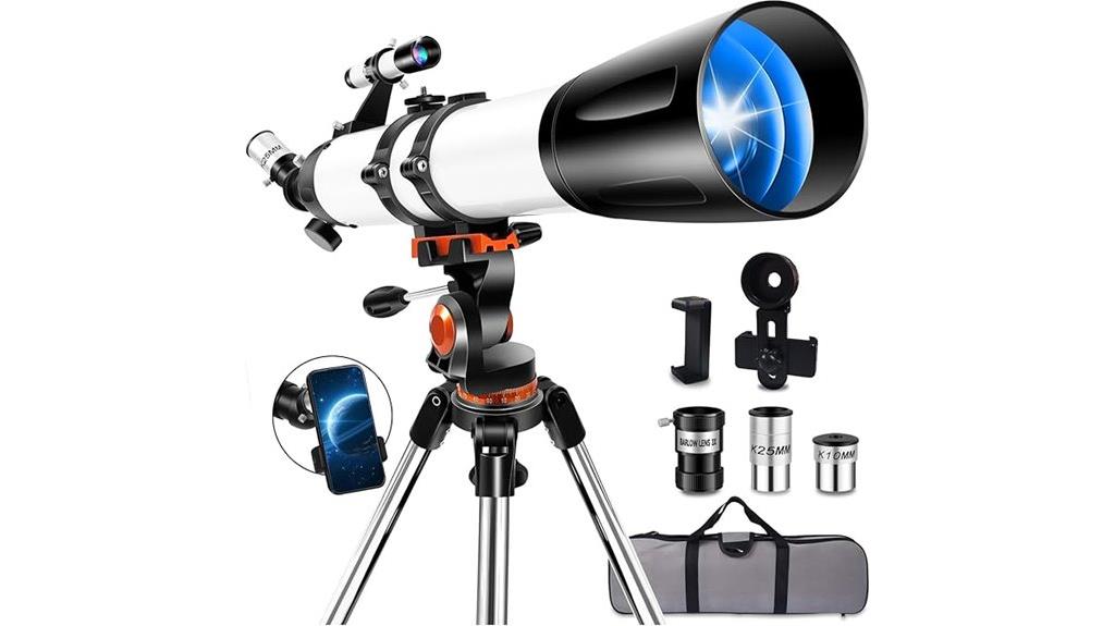adult refractor telescope set