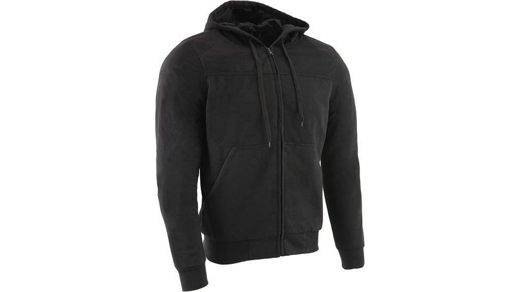 armored motorcycle hoodie sweater