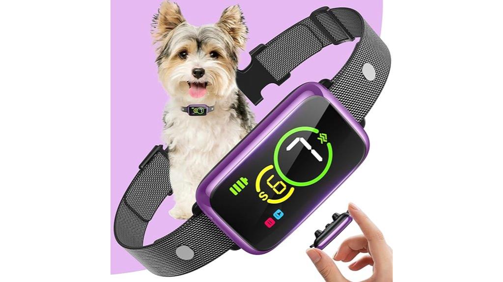 automatic bark correction collar