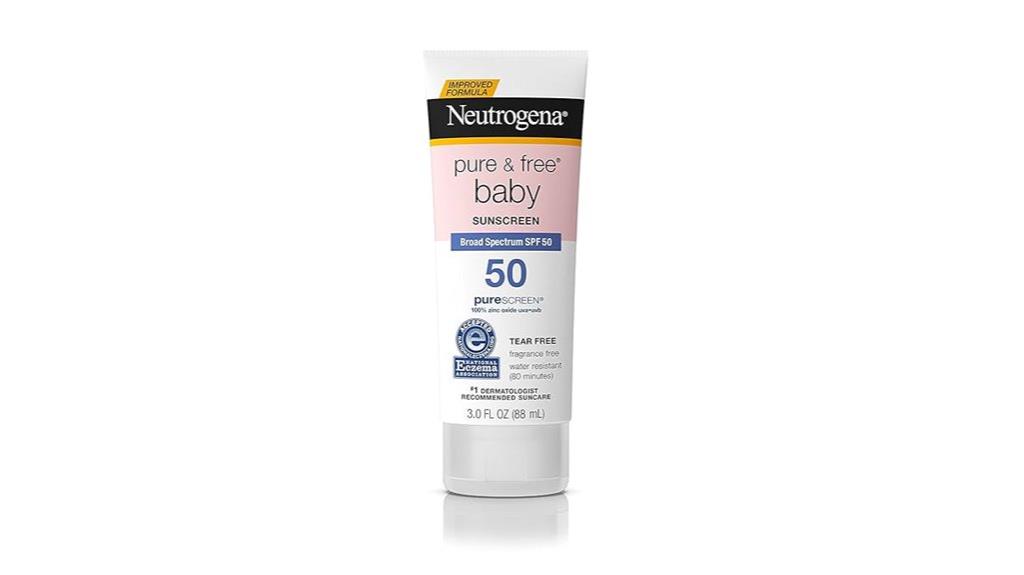 baby mineral sunscreen lotion