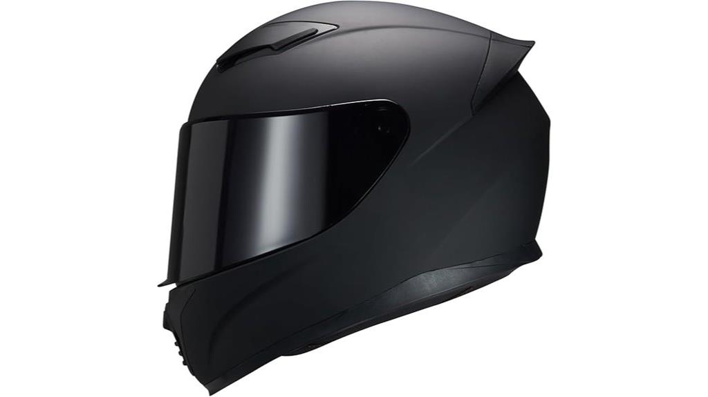 black dot approved full face helmet