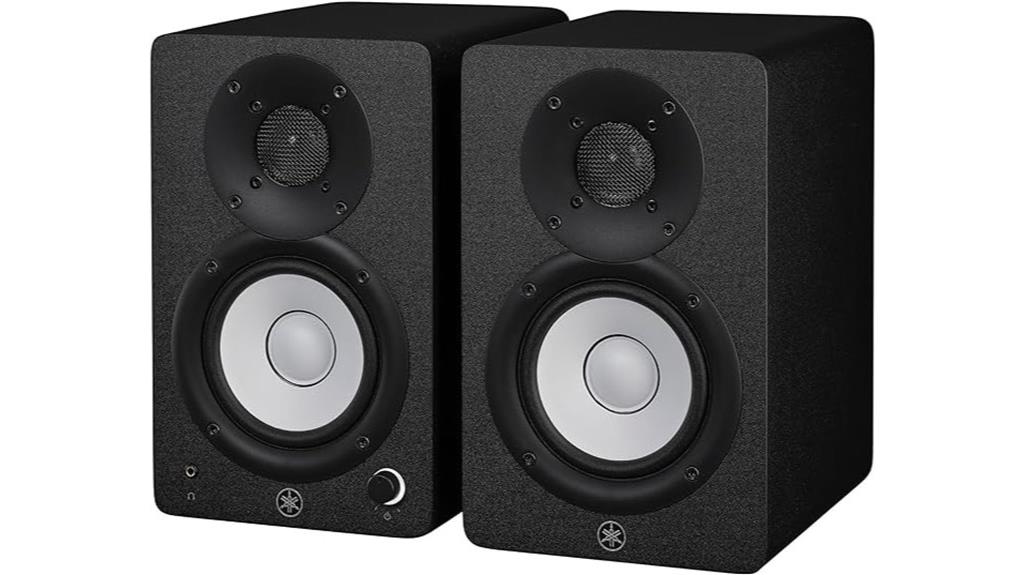 black yamaha hs4 pair