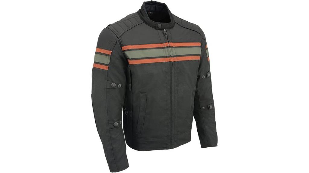 burnt orange motorcycle jacket