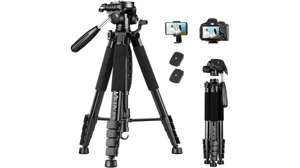 camera tripod with accessories