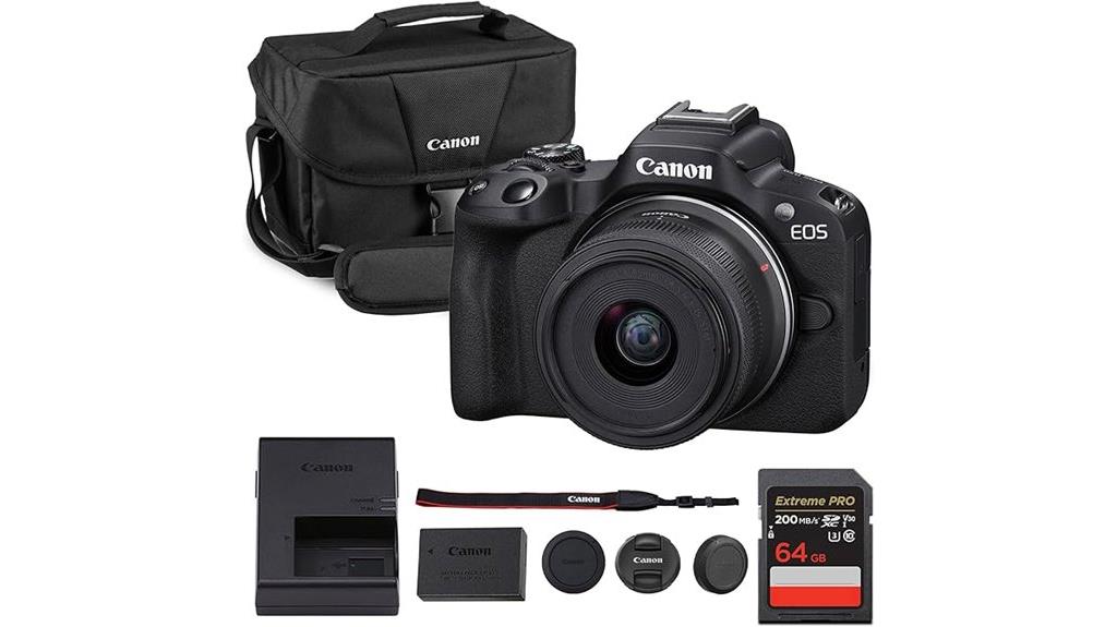 canon r50 kit with accessories