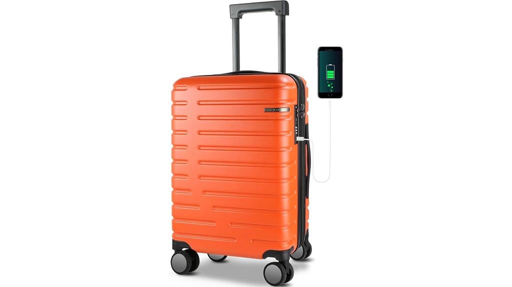 carry on spinner luggage