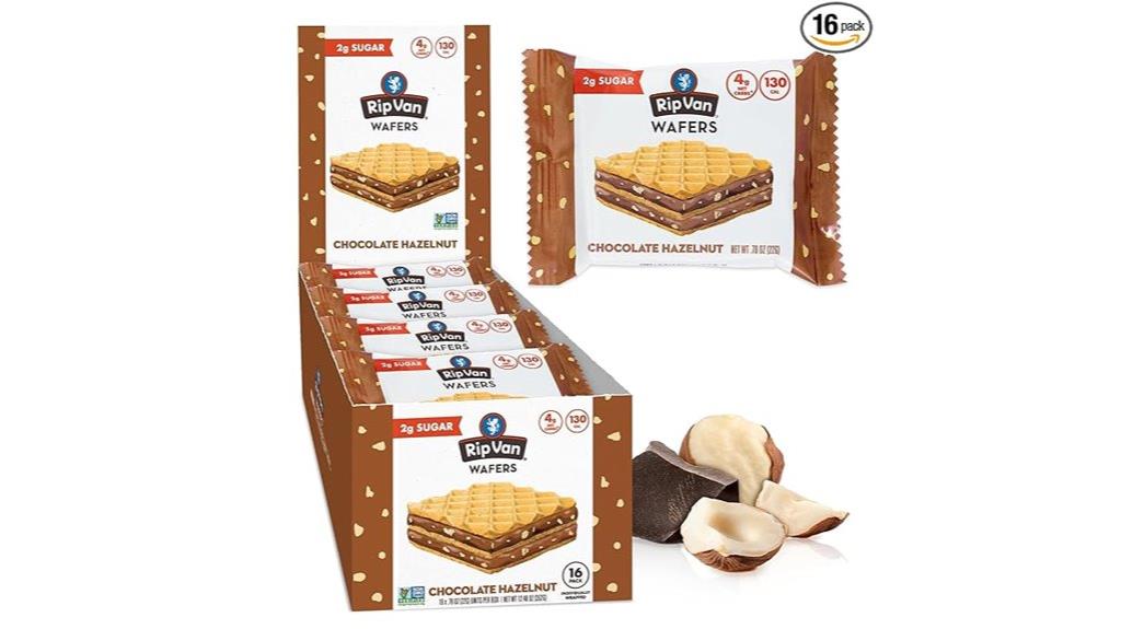 chocolate hazelnut wafer cookies