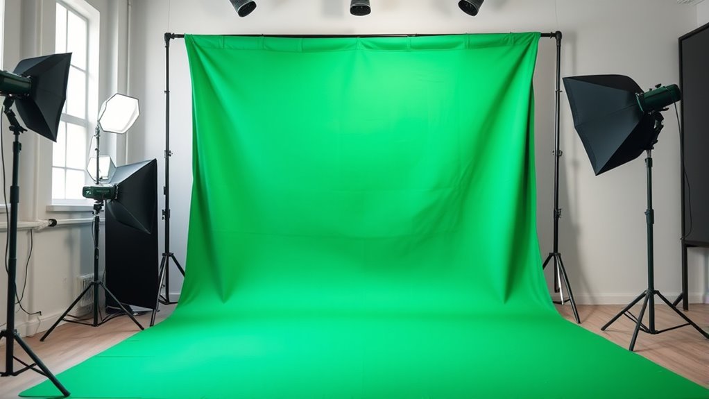 choose portable durable green screen