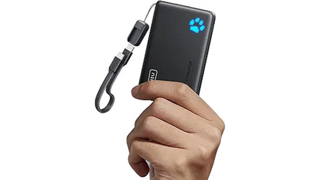 compact 10 000mah power bank