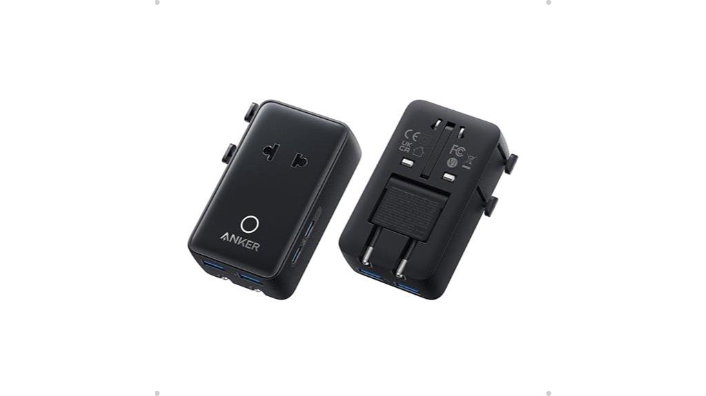 compact five port charger