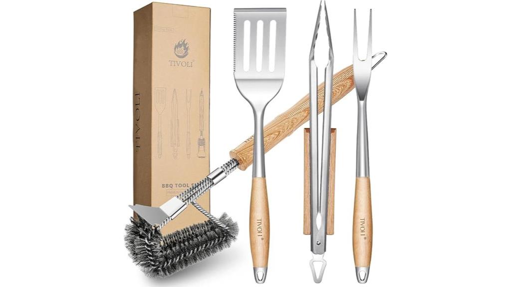 complete grilling tools set