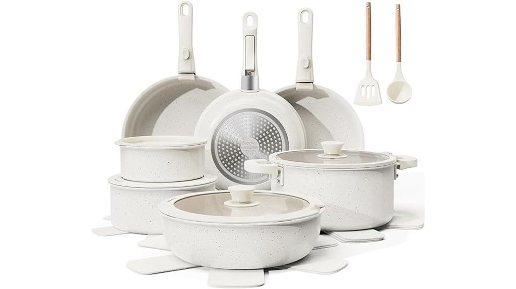 complete non stick cookware set