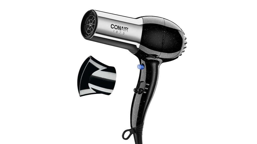 conair 1875w ionic hair dryer