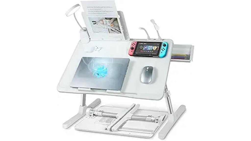 cooling fan laptop desk