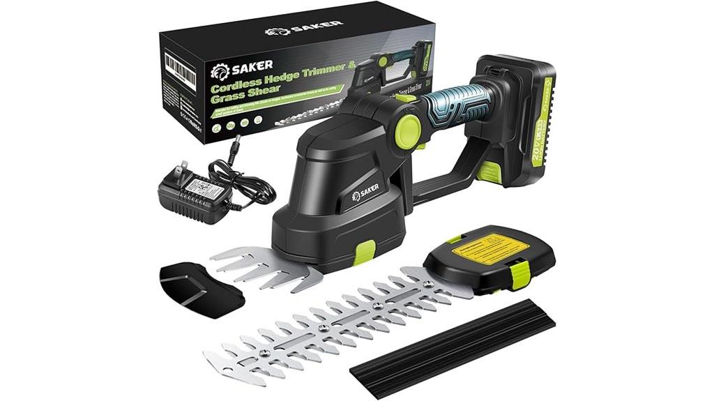 cordless hedge trimmer battery