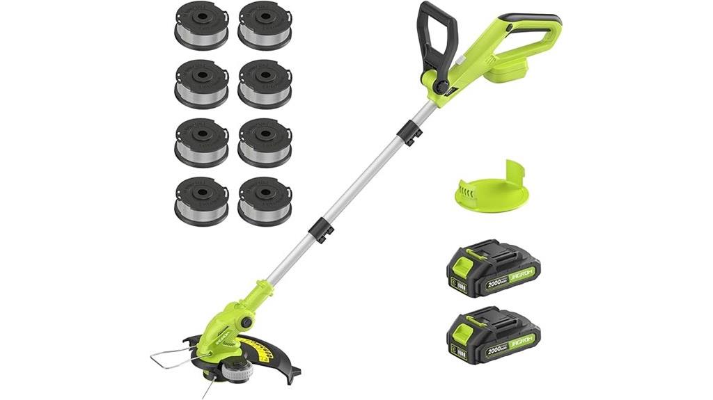 cordless trimmer with battery