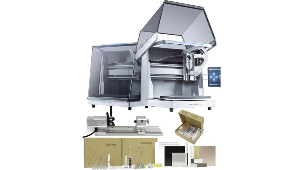desktop cnc with 4th axis