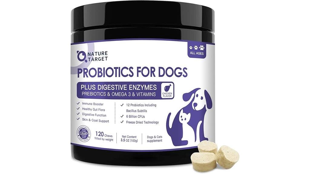 dog probiotics supplement bites