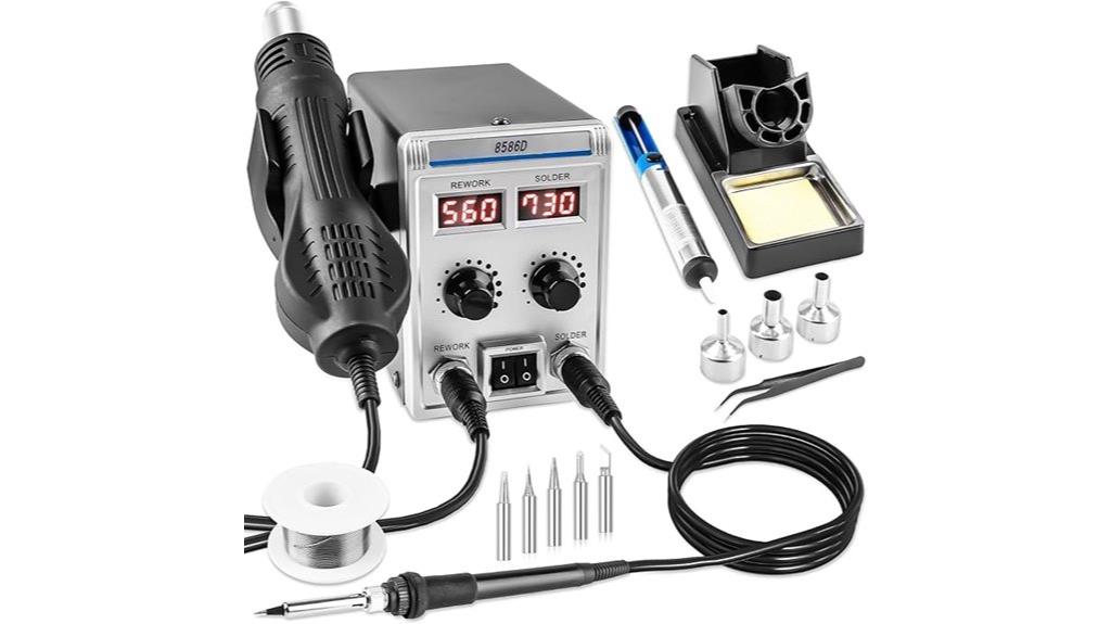 dual function soldering station