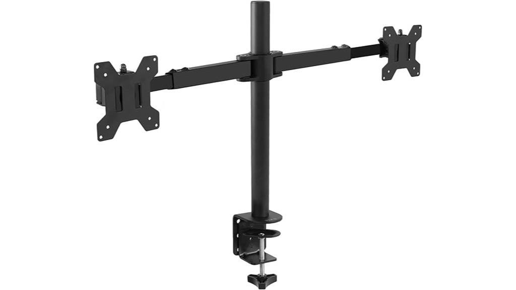 dual lcd monitor mount